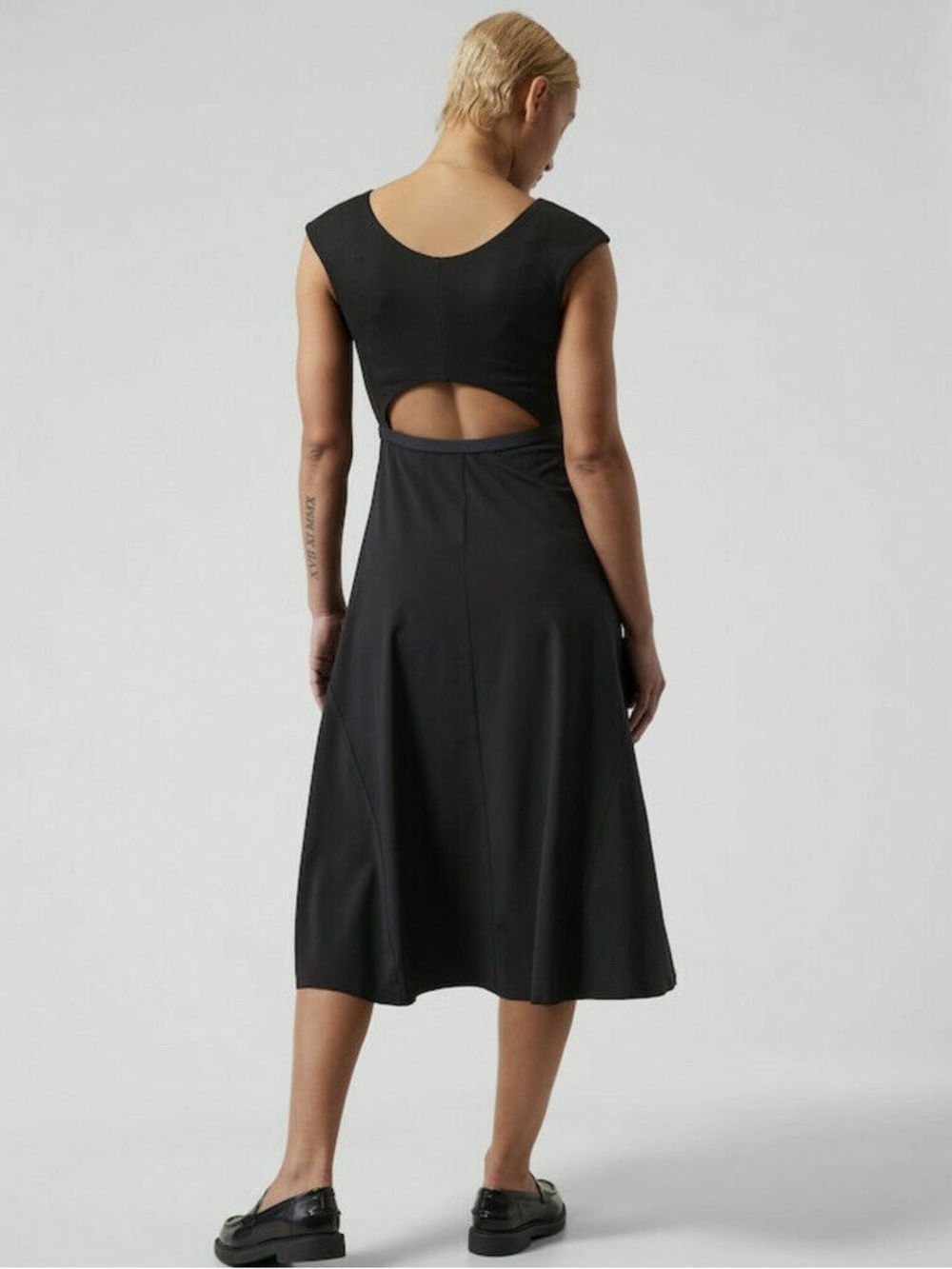 Athleta black Ryder Dress, size M